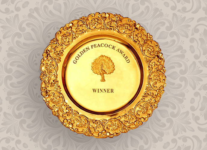 Proud Winner of Golden Peacock National Quality