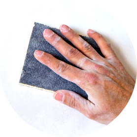 Use Sandpaper for Filtering Impurities