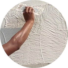 Texture Application with Trowel