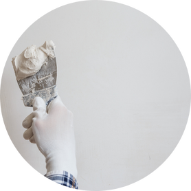 Reinforce with Bison Wall Putty