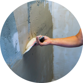 Apply Putty on Cracks