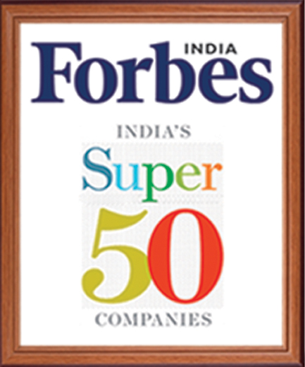 Listed in Forbes India Super 50 Companies since 2015