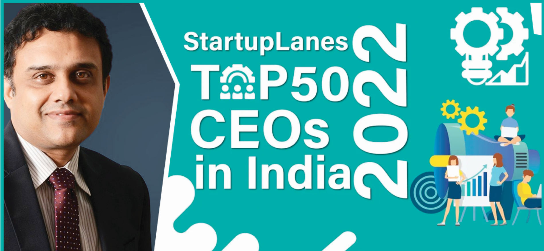 StartupLanes: Top 50 CEOs in India, 2022