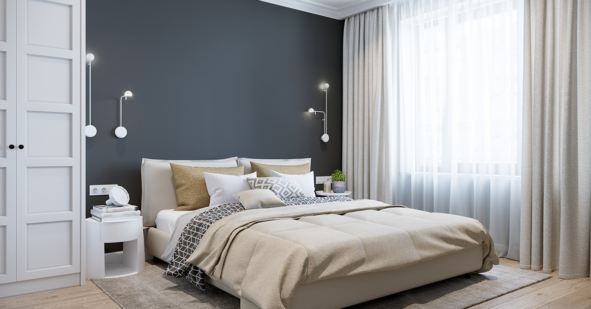 Bedroom-dark-wall-colour