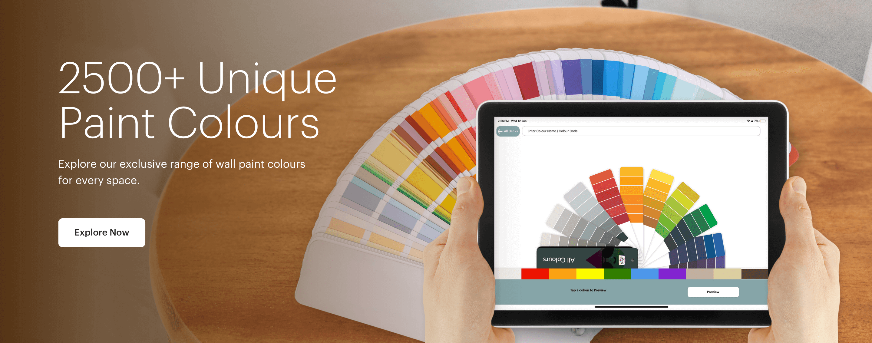 Colour Catalogue Banner