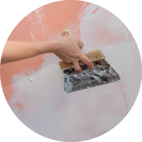 Cover Dents with Putty