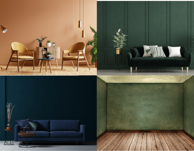 Trending wall colours for 2025