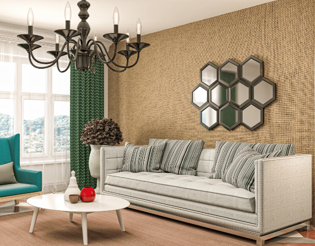 New house colour scheme with furniture