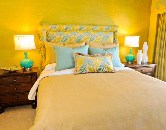 yellow bedroom