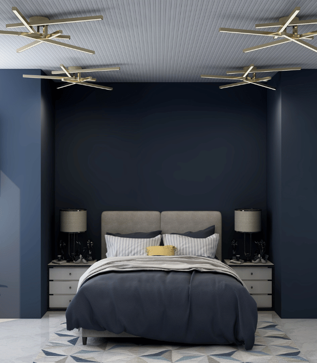 blue bedroom