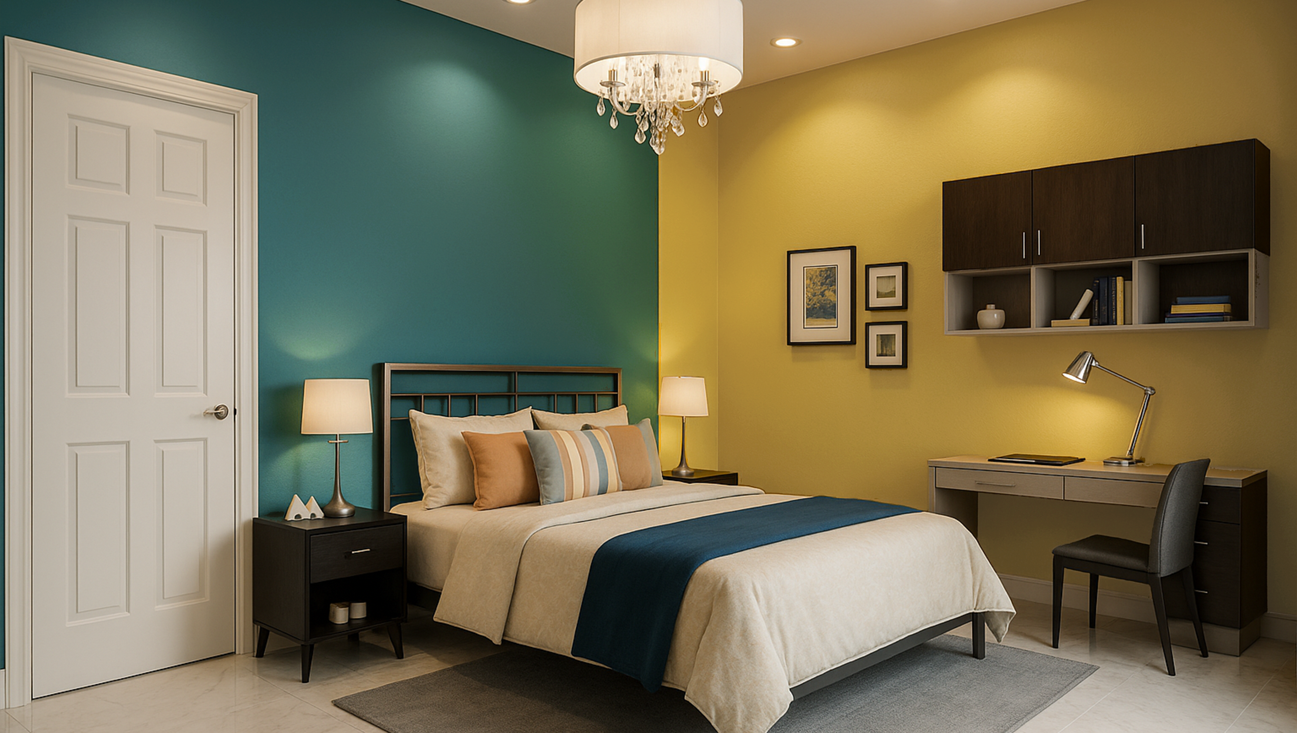 gold anniversary and evening turquoise