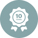 10 Years Waterproofing Warranty