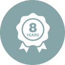 8 Years Performance Warranty