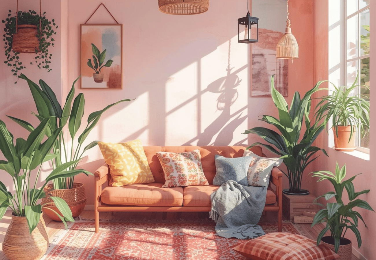 Bohemian Wall paint colour combination