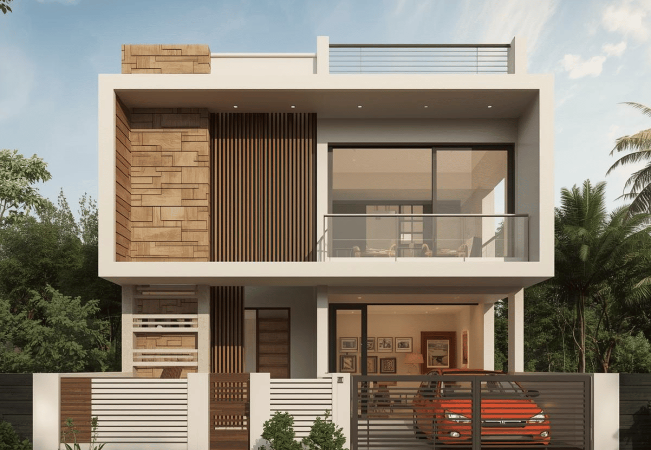 House Front Elevation