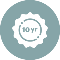 10 Years Warranty