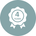 4 years warranty 