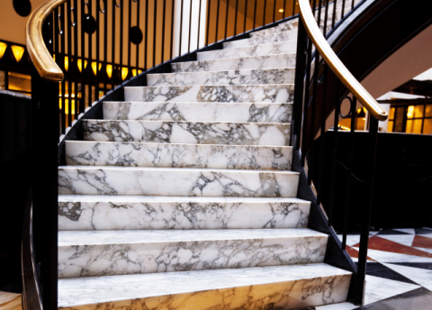 marble staircase