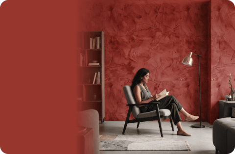 interior red